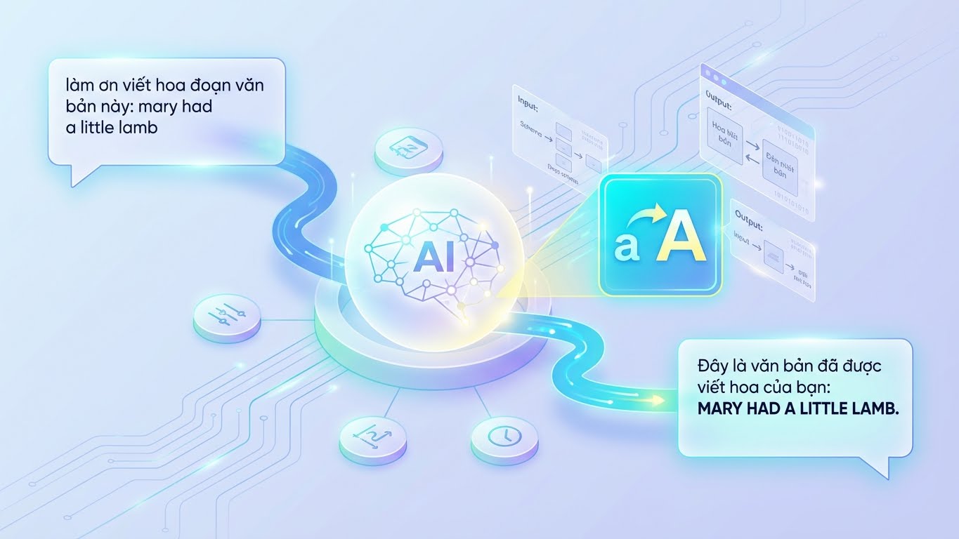 Tác nhân AI hiểu 'ngôn ngữ' của công cụ và tự động hóa mọi quy trình, biến yêu cầu phức tạp thành hành động chỉ trong tích tắc!