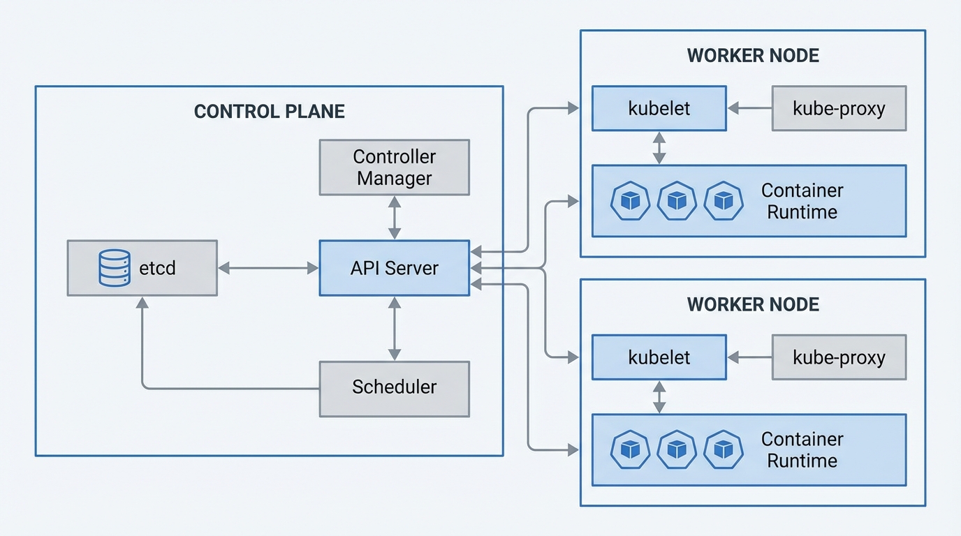 Kubernetes architecture diagram