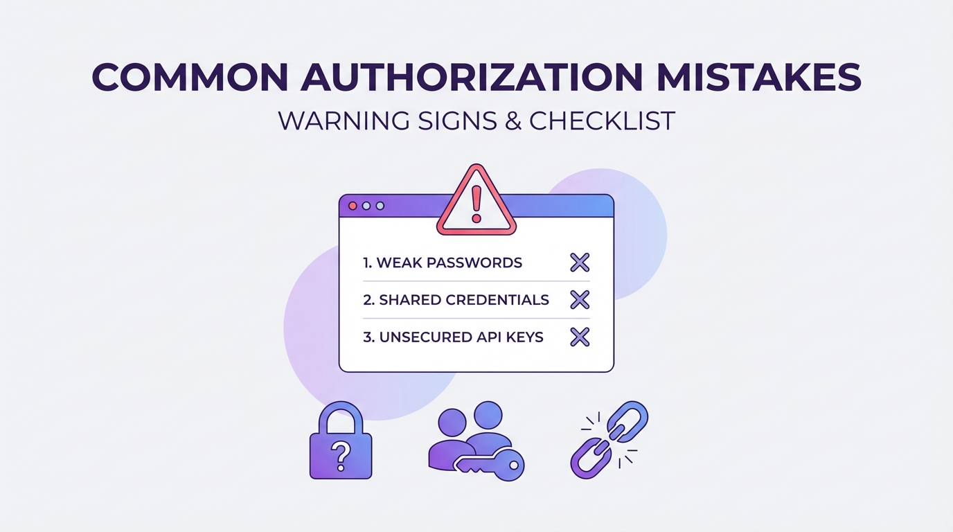 Laravel authorization common mistakes illustration