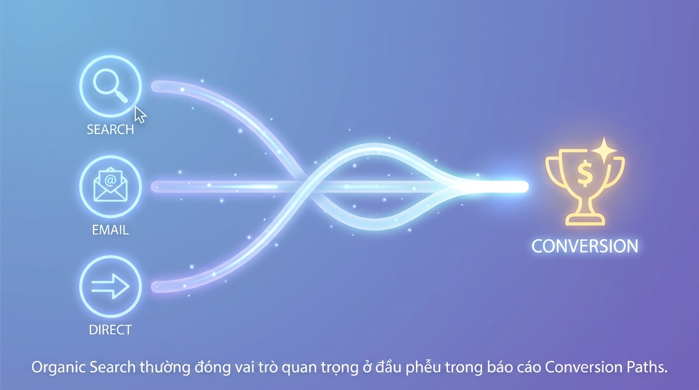 Báo cáo Conversion Paths trong GA4