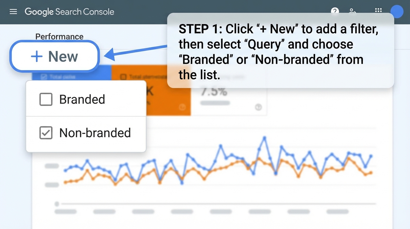 Hướng dẫn lọc Branded query trong Search Console