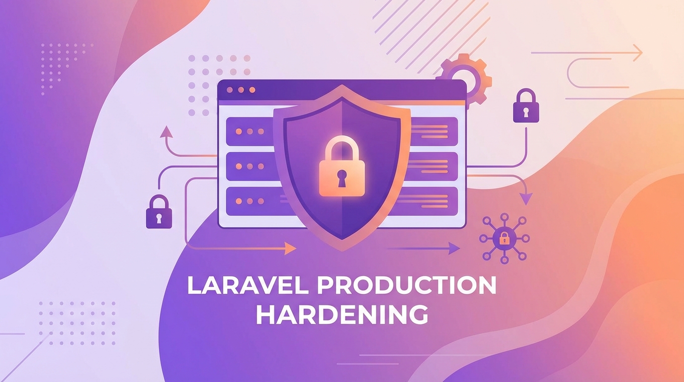 Hardening Laravel Production checklist