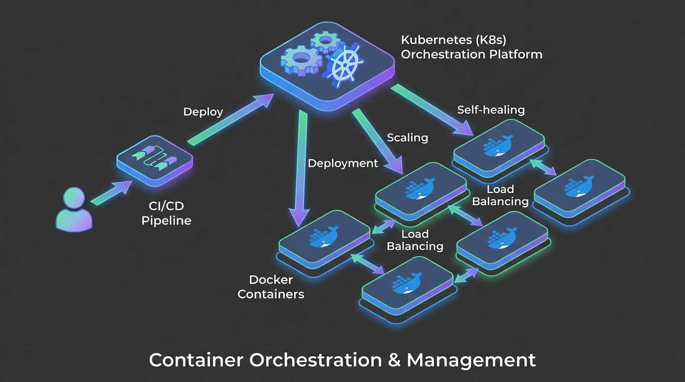 Kubernetes overview diagram