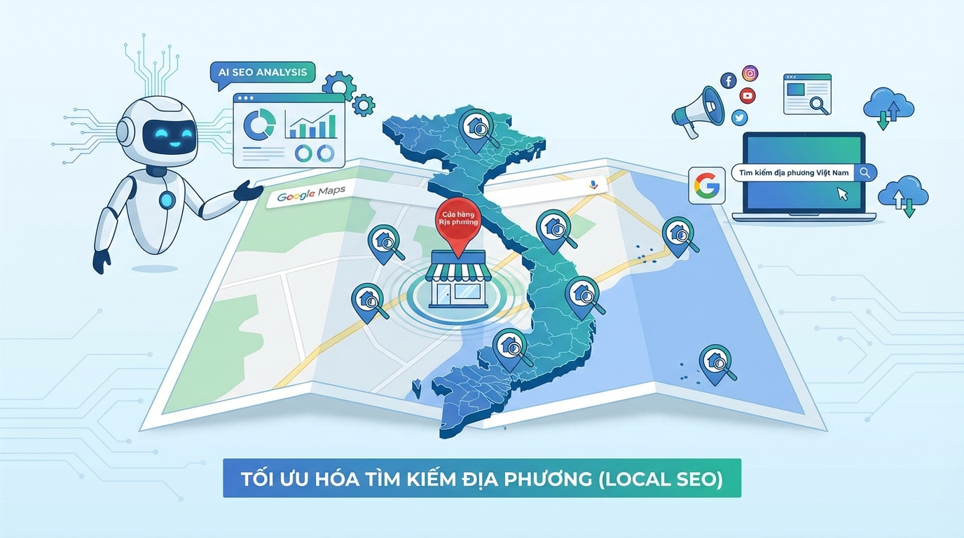 Local SEO cho doanh nghiệp Việt Nam 2026 với AI tools