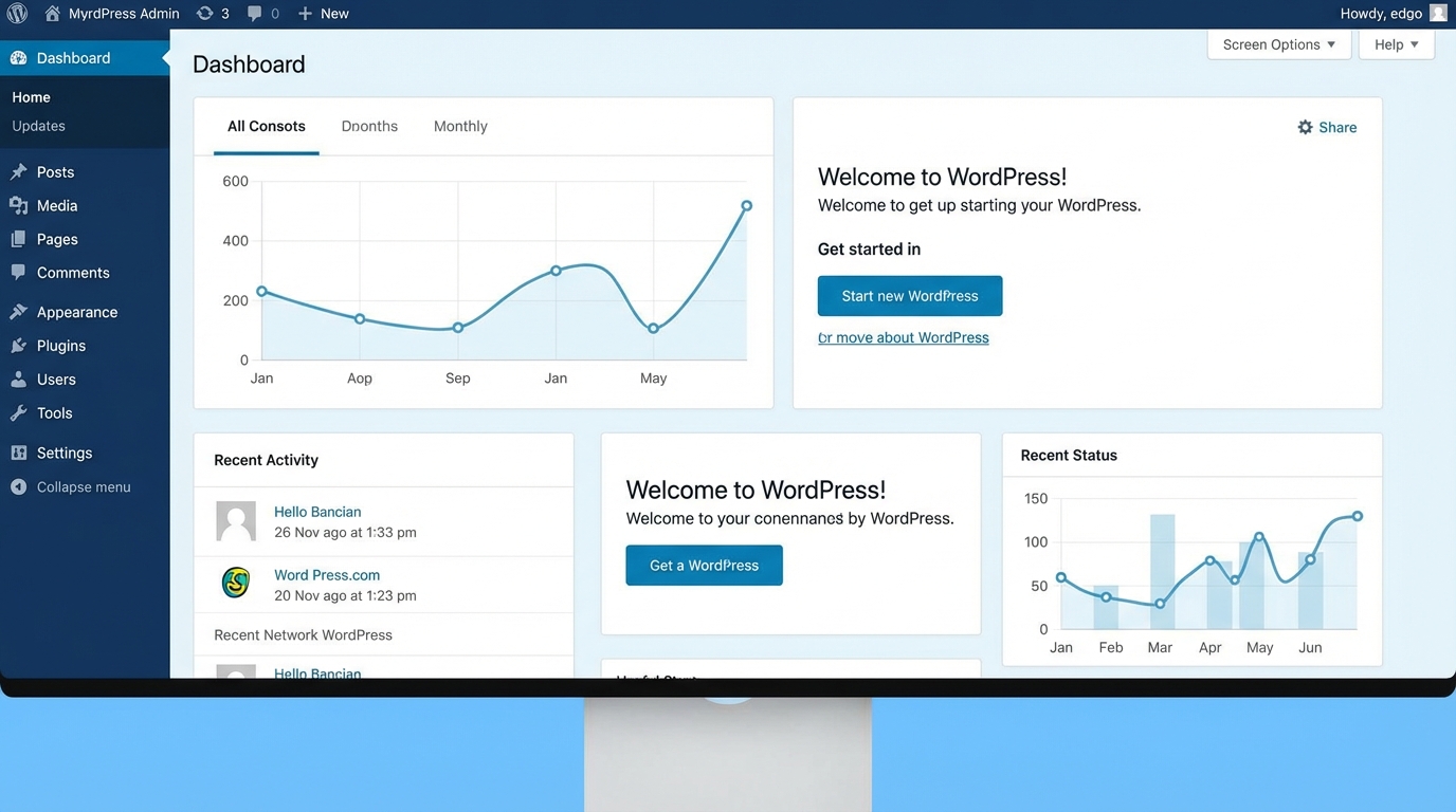 WordPress 7.0 admin dashboard refresh