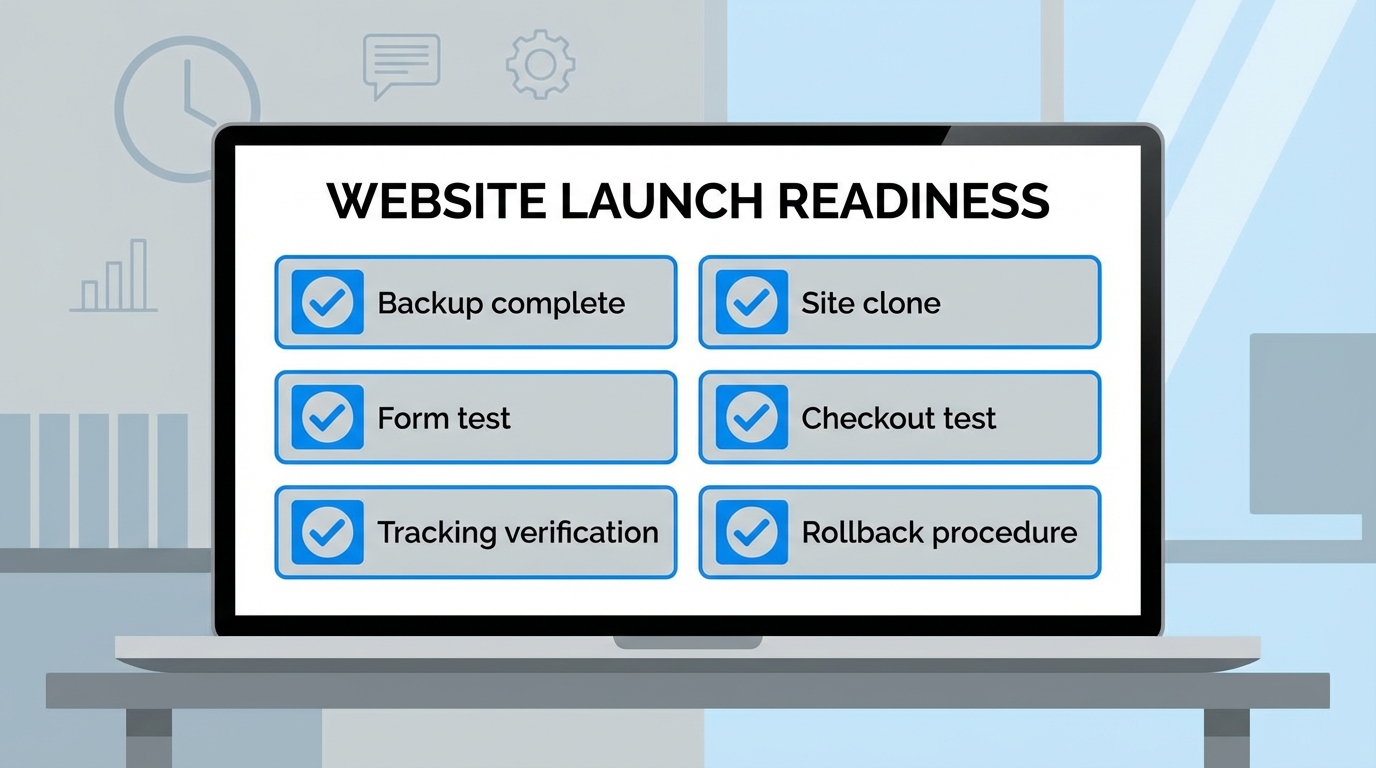 Bảng checklist staging WordPress với 6 thành phần cần test