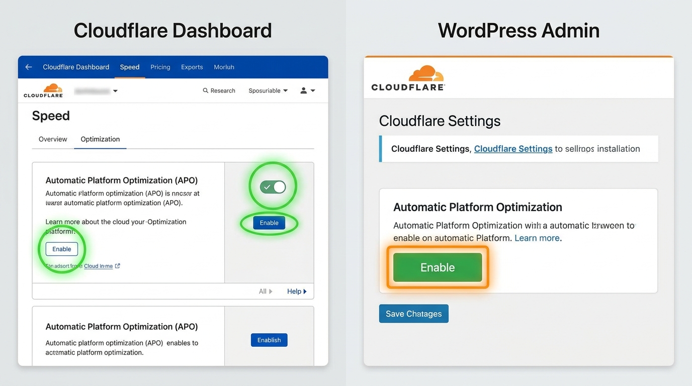 Checklist xử lý lỗi Cloudflare APO