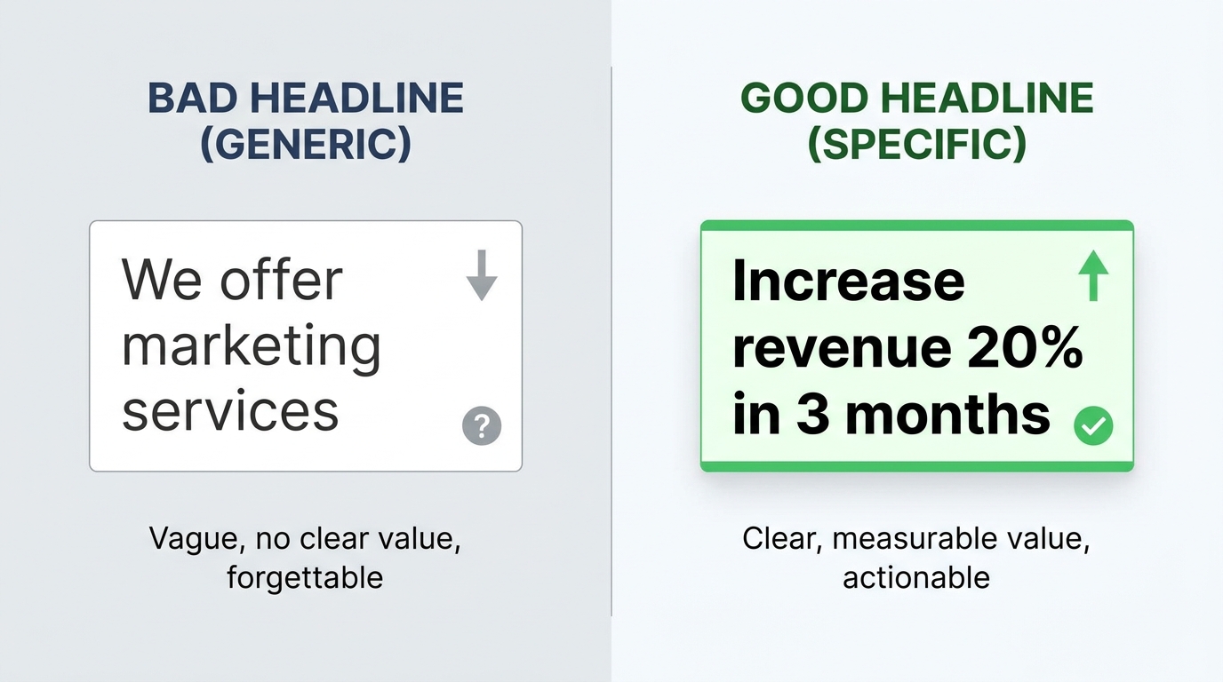 So sánh headline tốt và không tốt