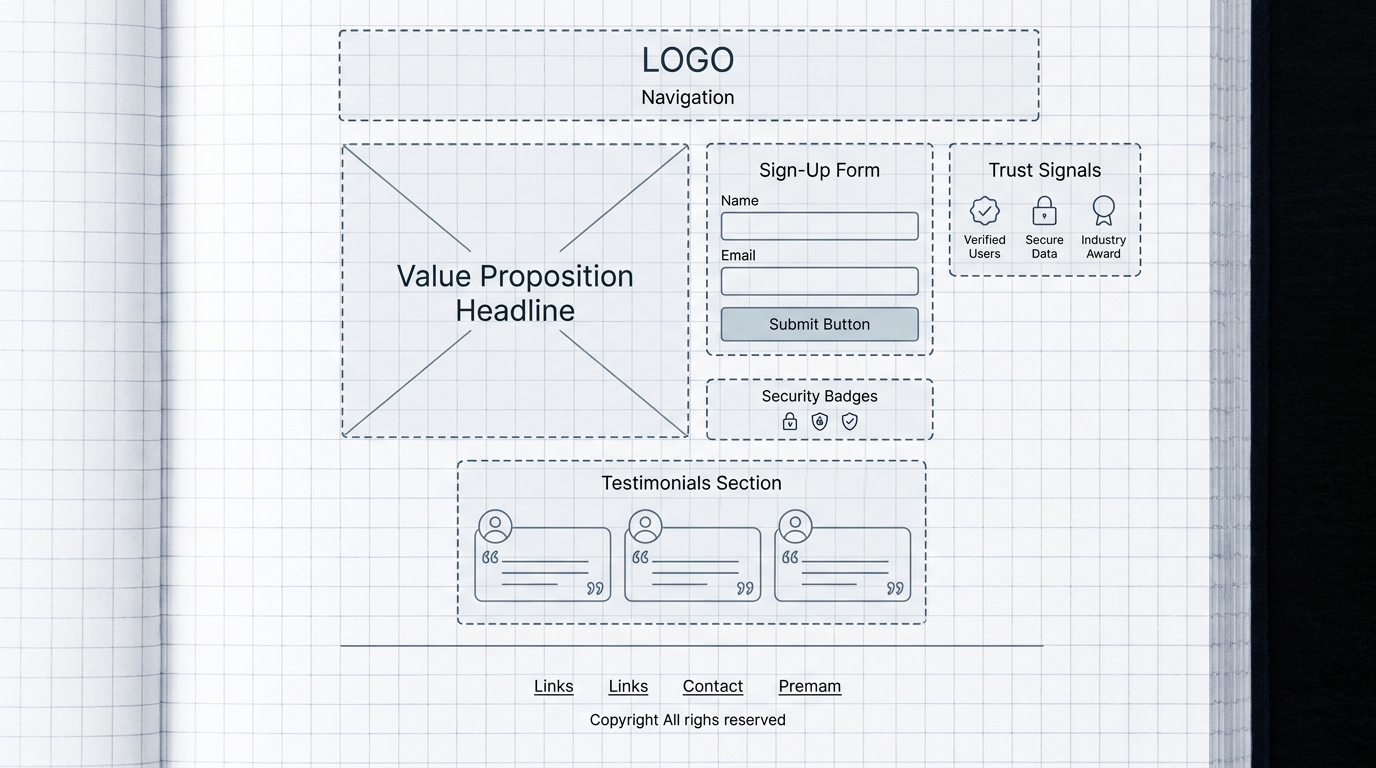 Sơ đồ vị trí social proof hiệu quả