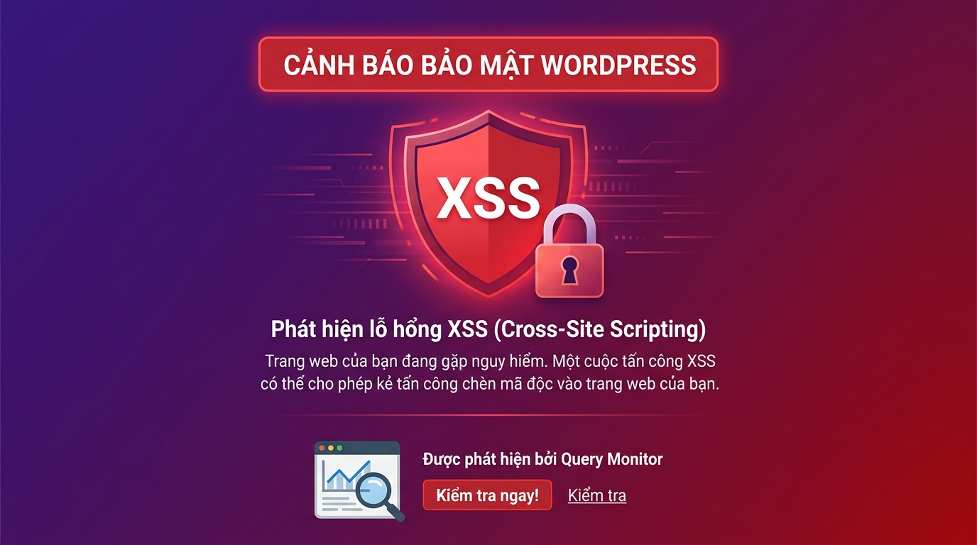 Query Monitor XSS vulnerability CVE-2026-4267 security warning