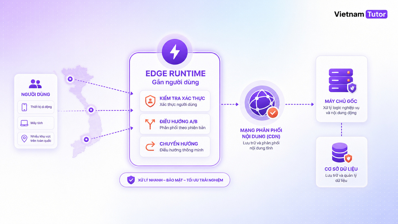 Edge Runtime trong kiến trúc Next.js production
