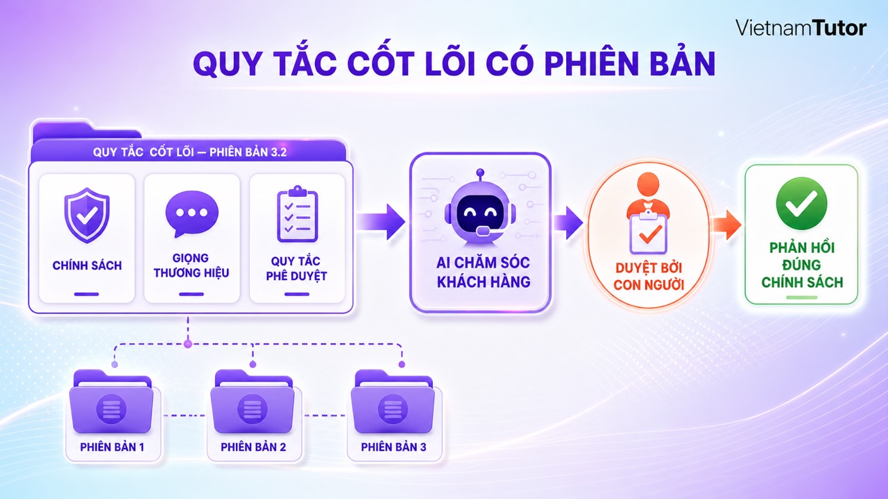Quản lý policy và giọng thương hiệu trong ngữ cảnh AI Agent