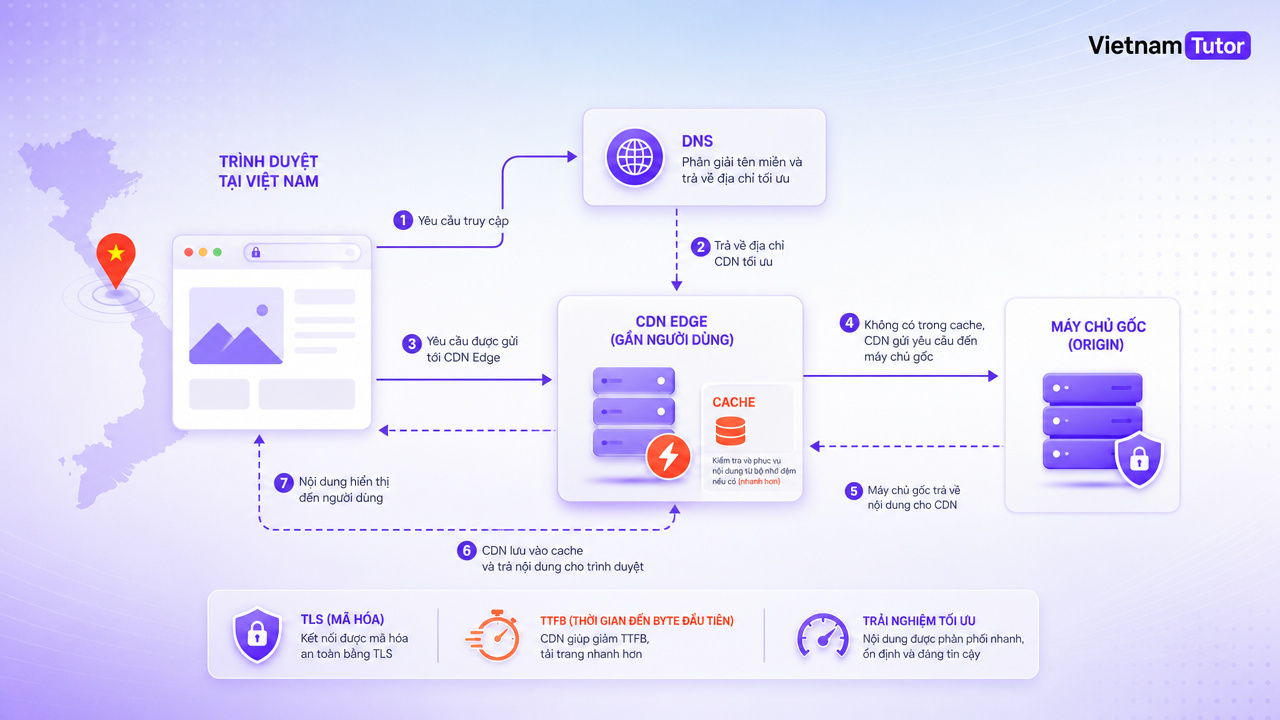 giải thích server location cho website Việt Nam