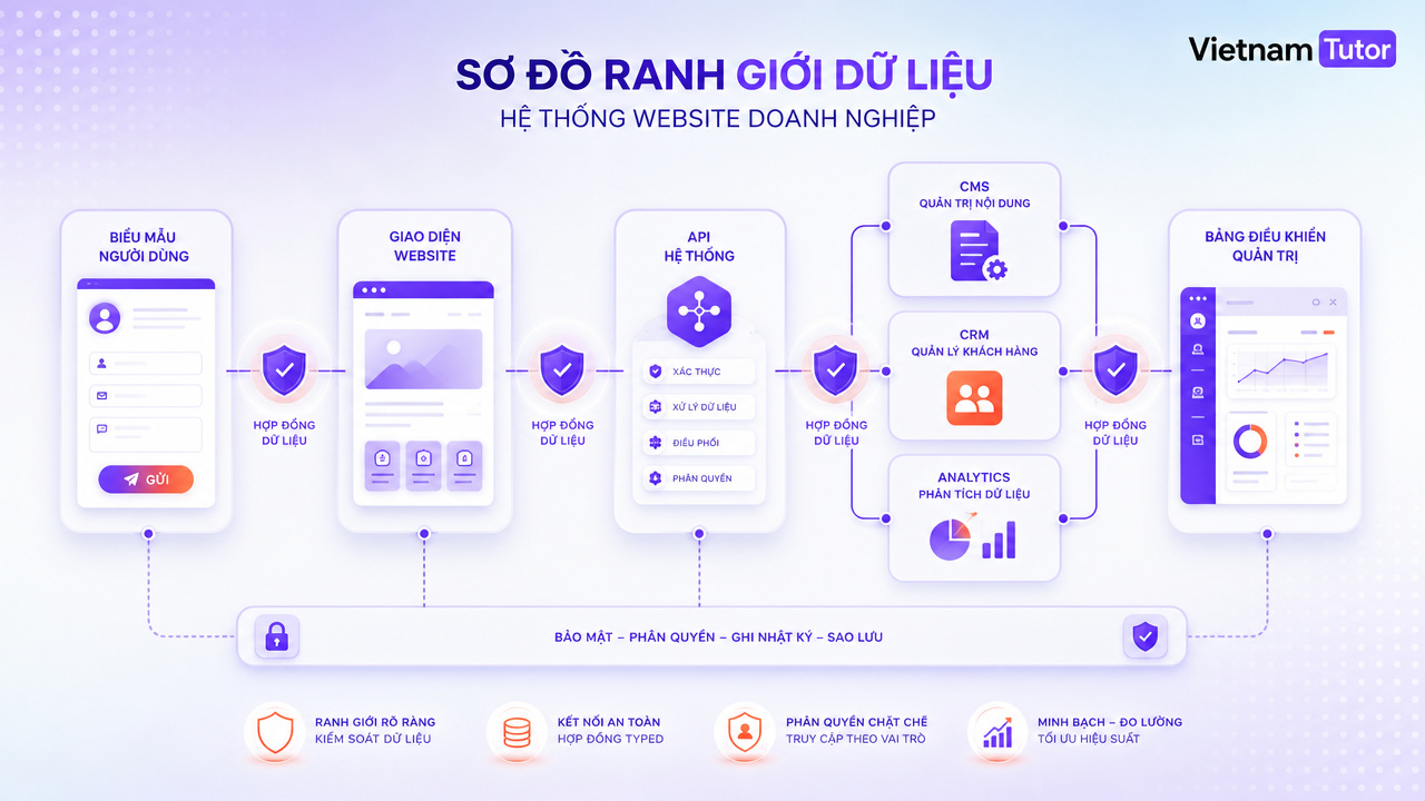 TypeScript cho website doanh nghiệp ở các ranh giới dữ liệu