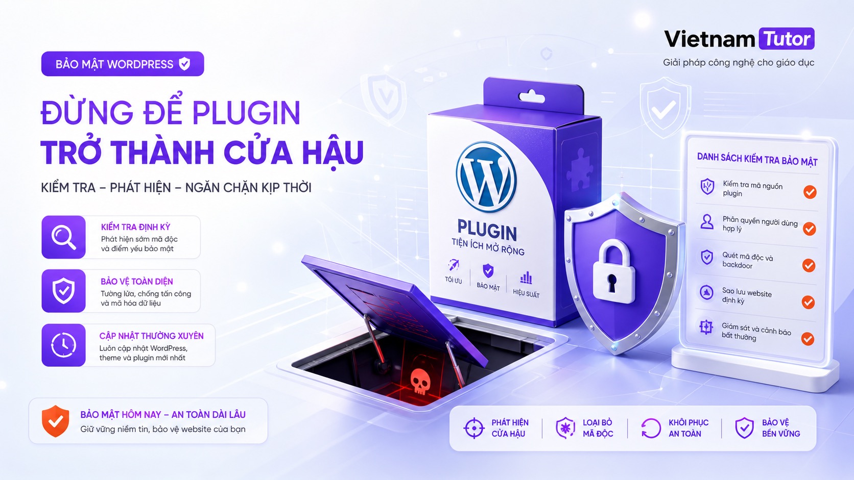 Plugin WordPress có backdoor và quy trình kiểm tra an toàn