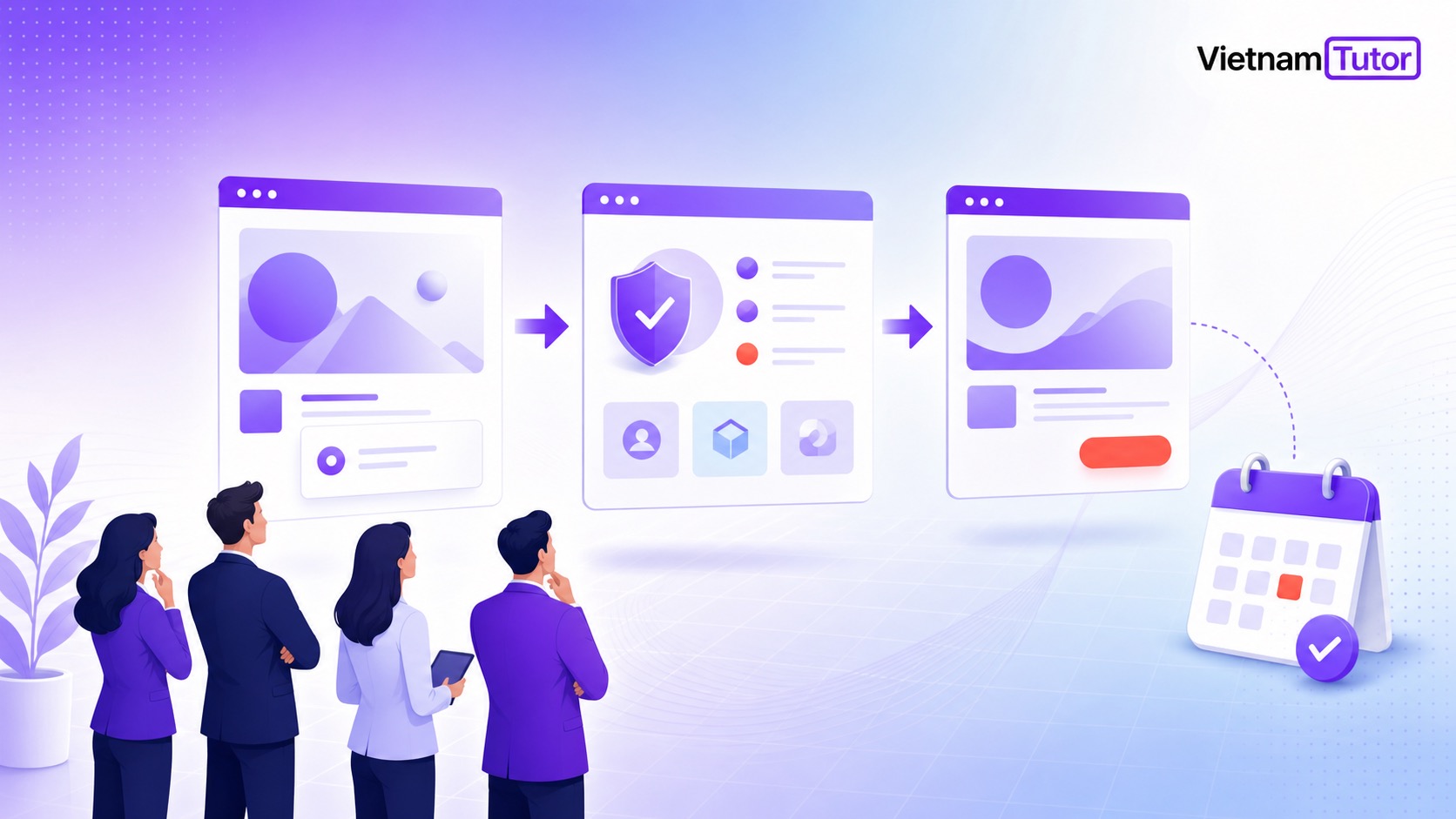 Landing page B2B cho dịch vụ giá trị cao với hành trình chốt lịch tư vấn