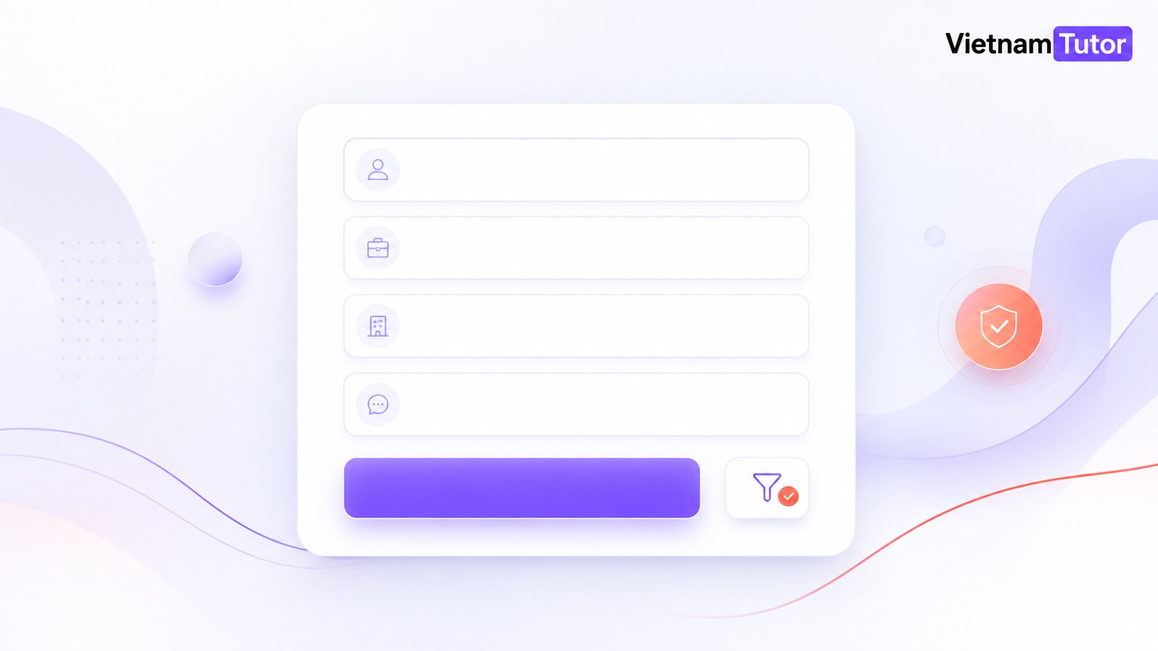Form trang đích B2B ngắn gọn để sàng lọc lead tư vấn