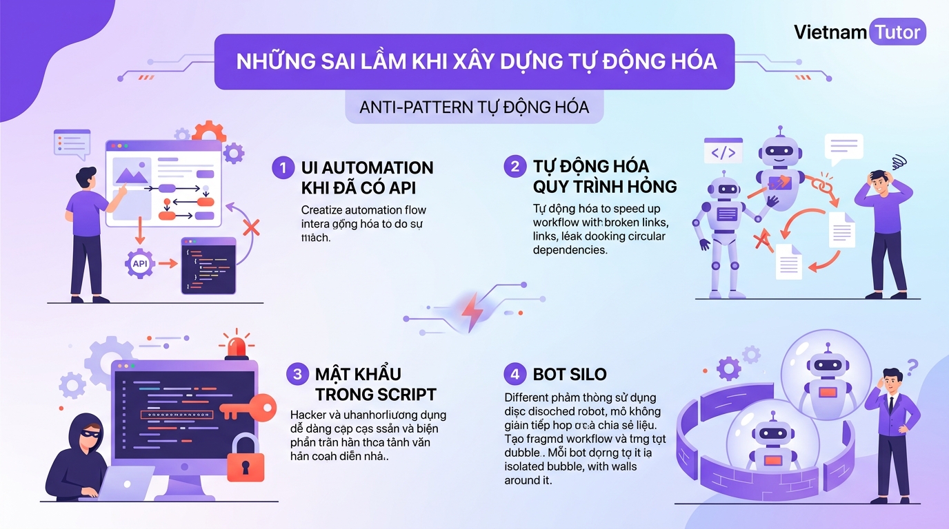 Những sai lầm khi xây dựng tự động hóa