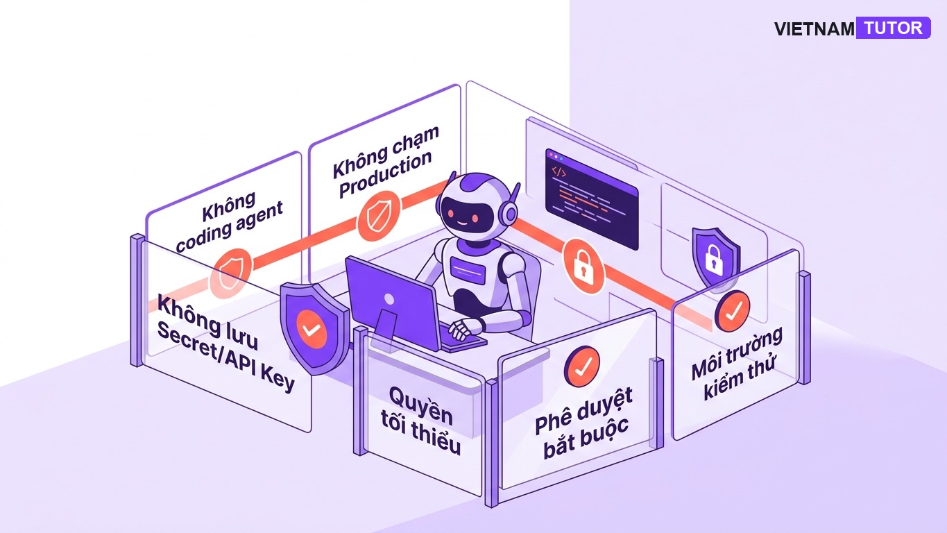 Ràng buộc bảo mật trong prompt vibe coding cho agent AI